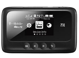 The ZTE Z915 is a LTE band 12 compatible hotspot that works well with T-Mobile.