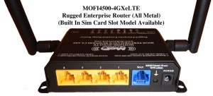 The rear of the MoFi features five wired 100Mbps ethernet ports.