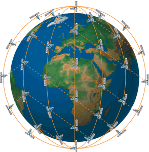 The 66 satellites in the Iridium constellation are synchronized so that at least one will always be overhead, anywhere on the globe. Now imagine what a 4,425 satellite swarm might look like...