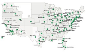 Sprint's 77 initial LTE Plus markets - Sprint now claims 250 cities are supported, but they don't provide an updated list.