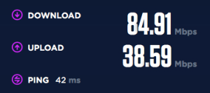 If you are getting speeds like this, you will be able to Pop a LOT of Data!