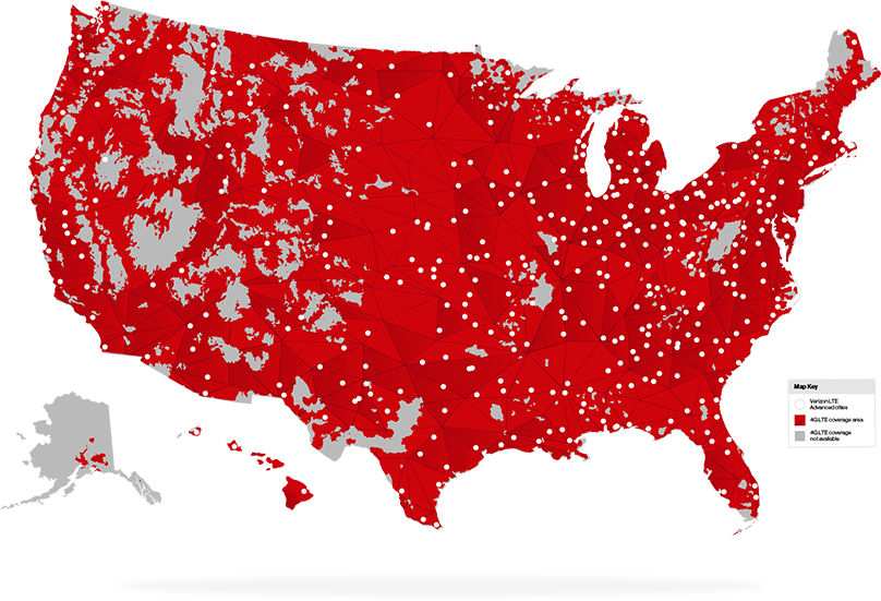 Verizon has deployed LTE Advanced to 451 cities so far.