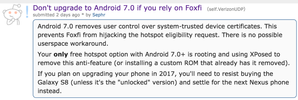 FoxFi Warning