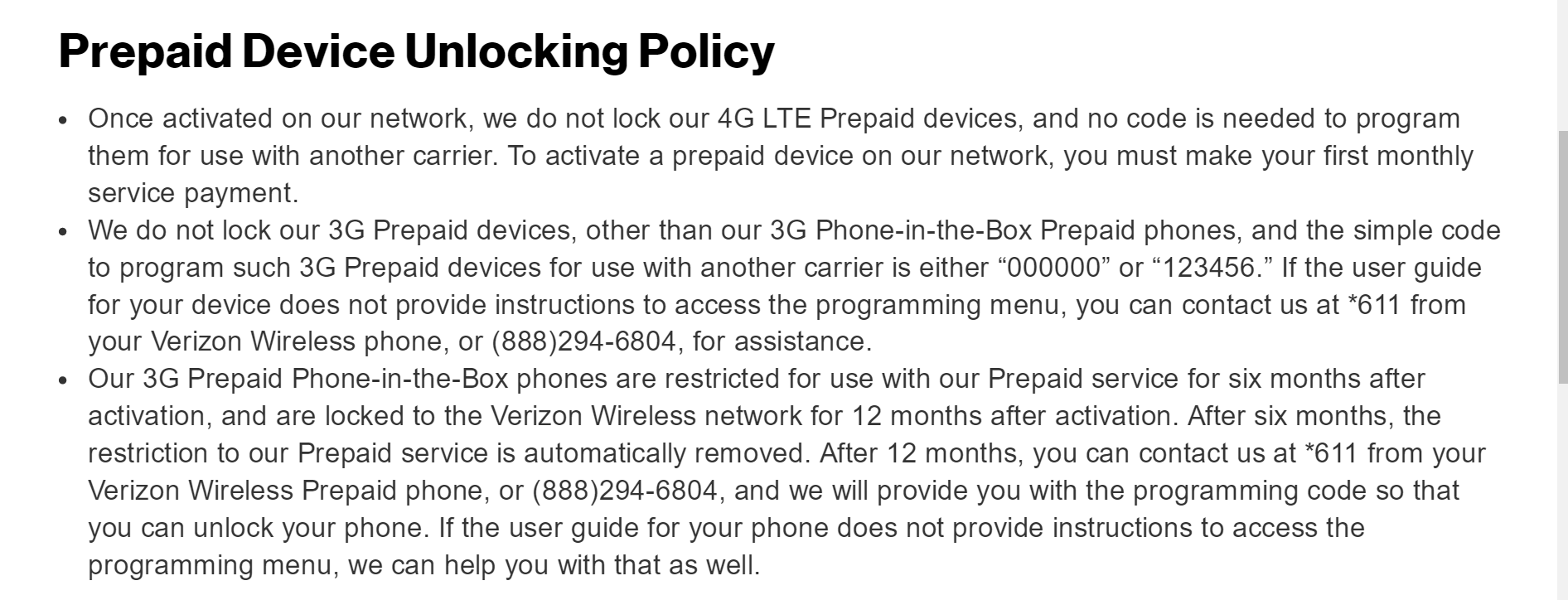 Verizon Increases Waiting Period Before Prepaid Devices Can Be Used On