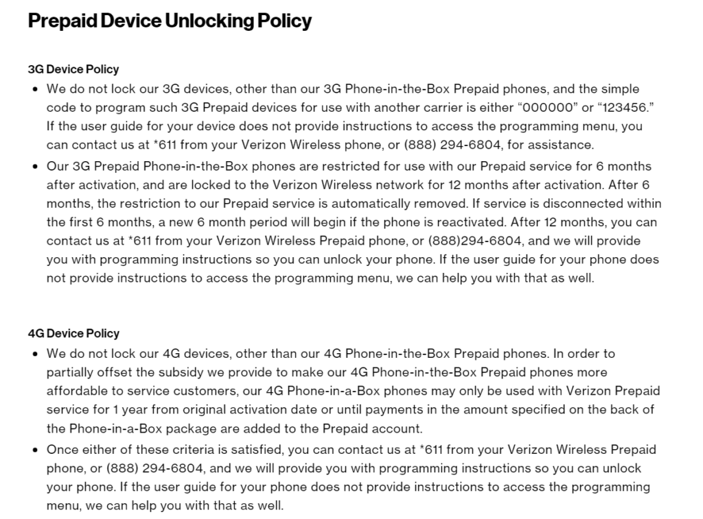 Verizon Increases Waiting Period Before Prepaid Devices Can Be Used On