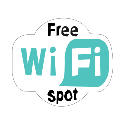 Free WiFi Hotspot Sign