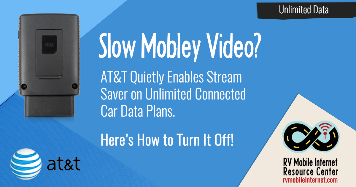 AT&T Enables "Stream Saver" To Throttle Mobley Video Here's How To