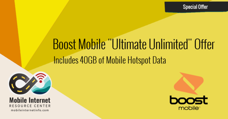 Boost Mobile Offers New Unlimited Plan with 40GB Mobile Hotspot Data