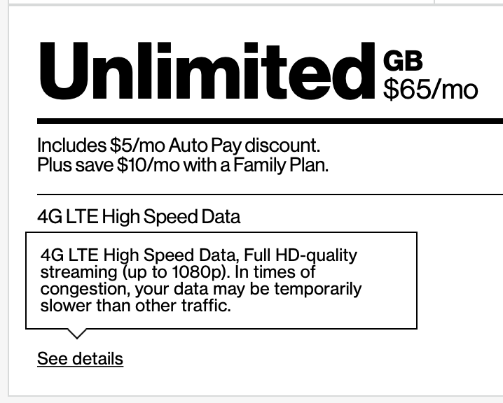 Verizon Prepaid Unlimited $65/mo Data Plan for Jetpacks (And Prepaid  Overhauls) - Mobile Internet Resource Center