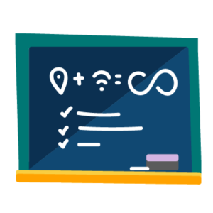 Mobile Internet Classroom Icon