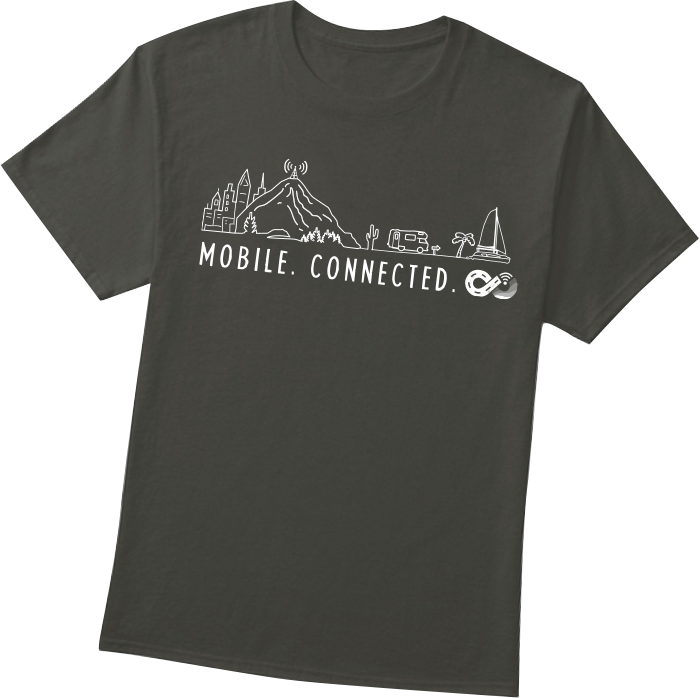 Members can order T-shirts anytime! Mobile Connected T-Shirt Photo