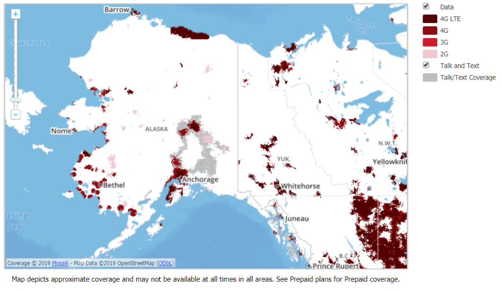Going North to Alaska? Mobile Options for Keeping Connected