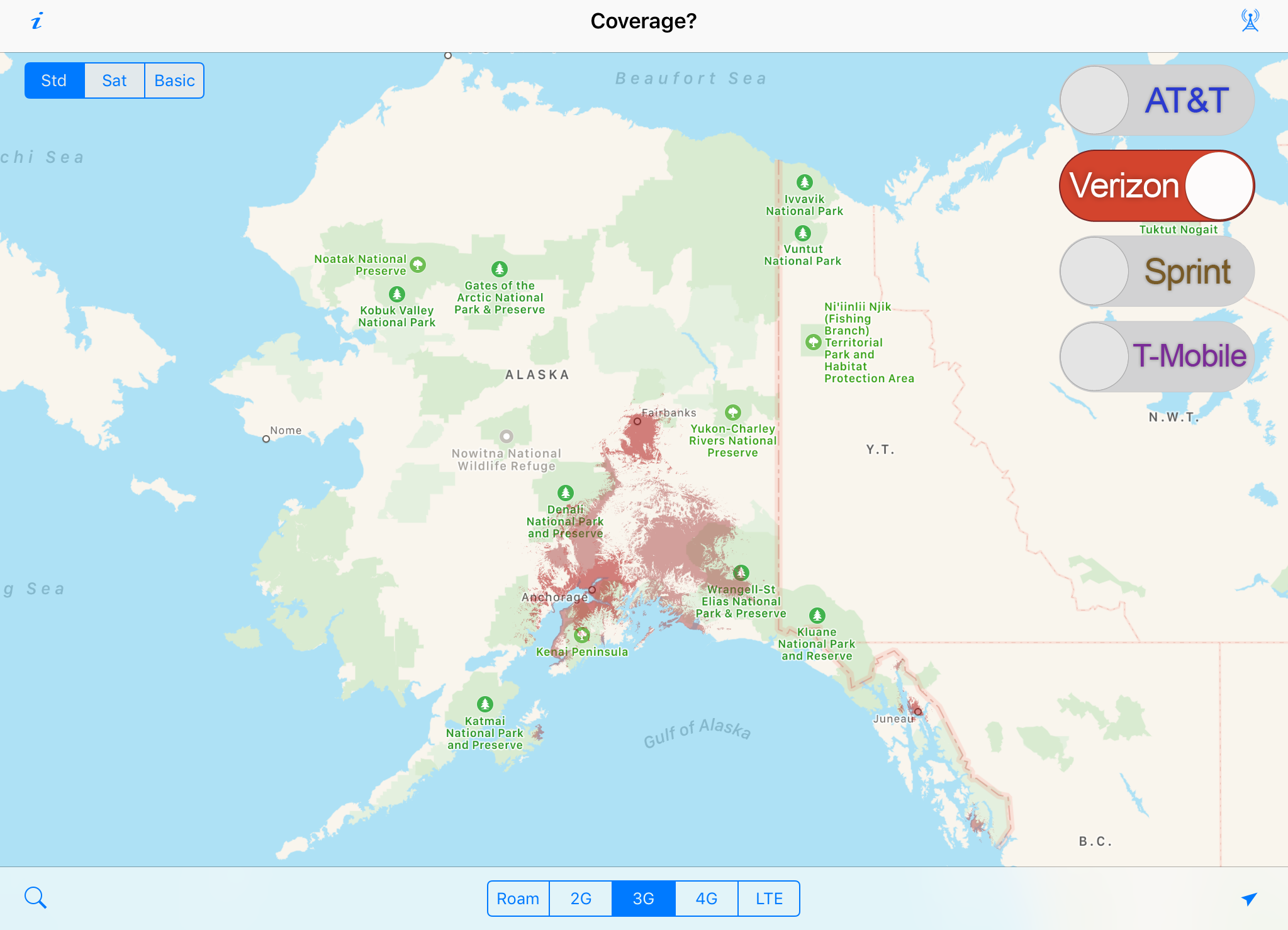 Going North to Alaska? Mobile Options for Keeping Connected