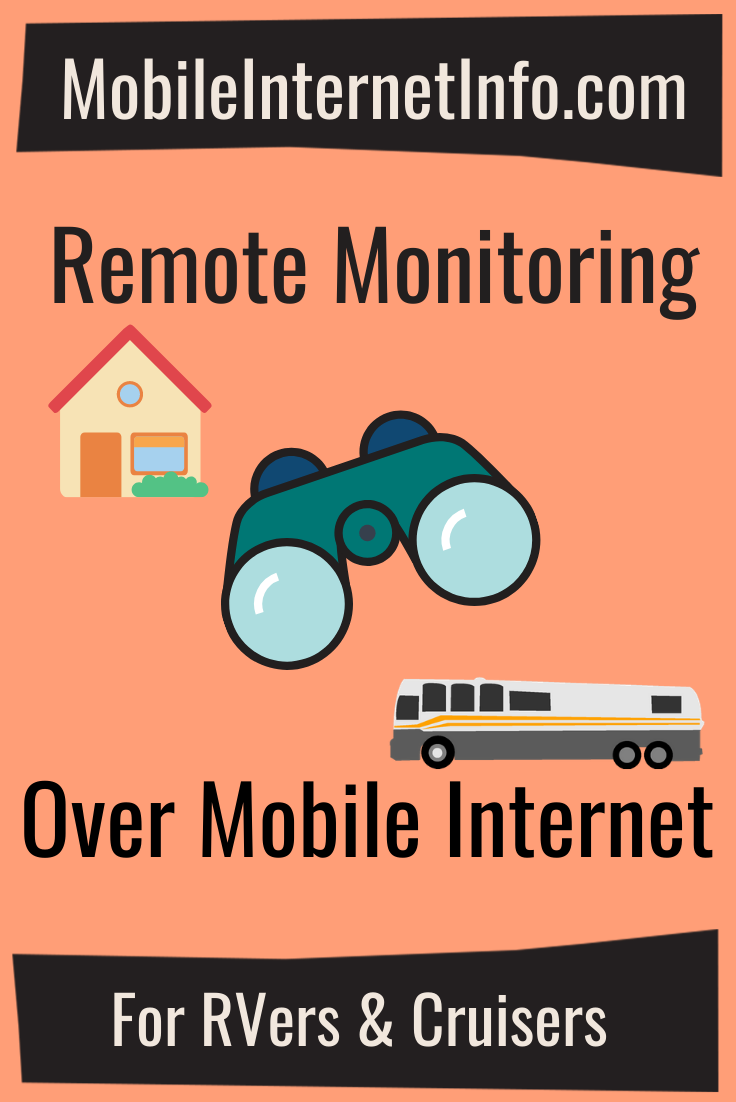 RV and Boat Remote Monitoring & Access Over Mobile Mobile