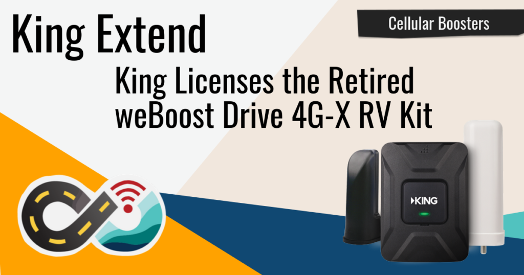 KING Extend KING Licenses the weBoost 4GX RV Cellular Booster Kit