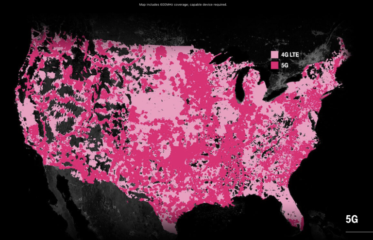 T-Mobile Unveils 5G Coverage Map, Sprint Merger Status Update - Mobile ...
