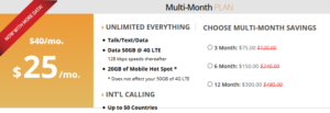 Screenshot of Mango Plans