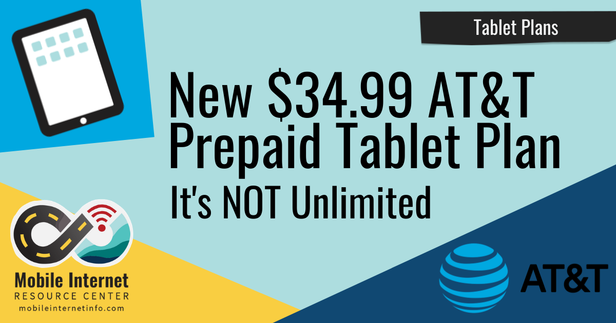 AT&T Releases New Prepaid $34.99/mo Tablet Plan - But It's Not Unlimited Story Header