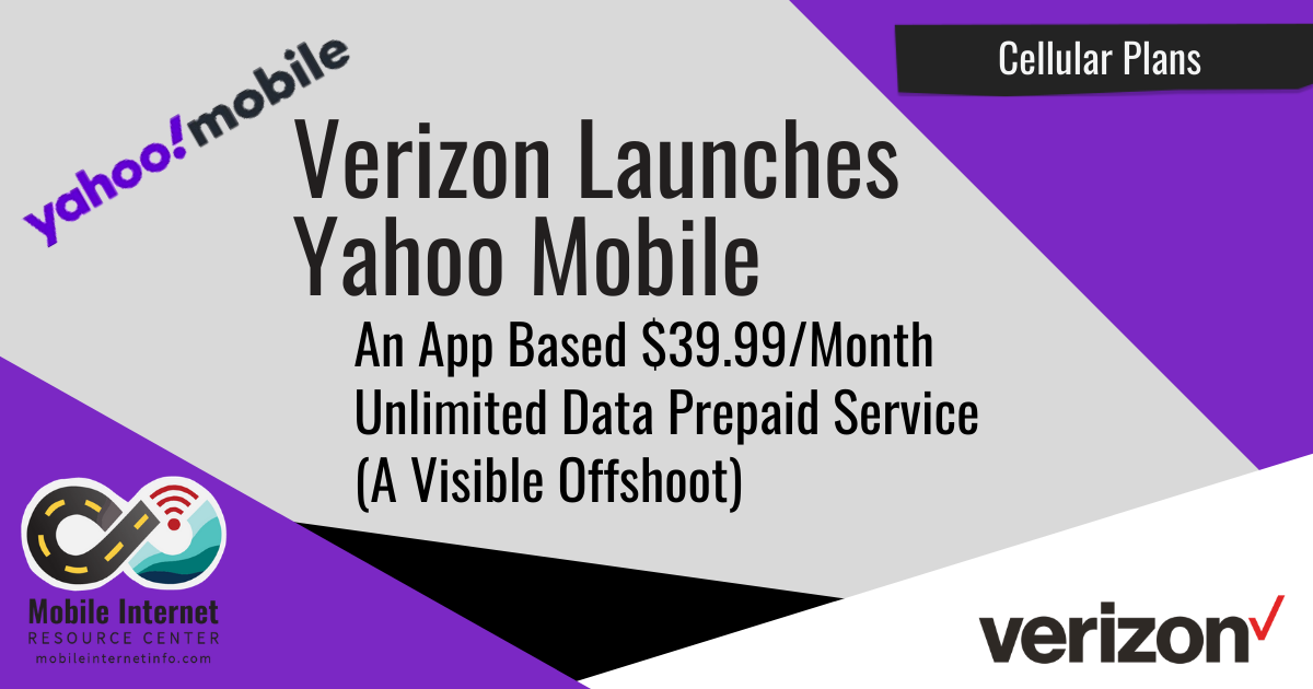 Verizon Launches Yahoo!Mobile - Based on Visible header