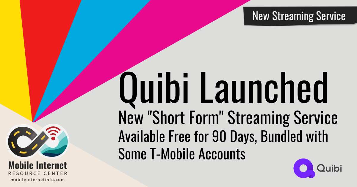 Quibi Launch header