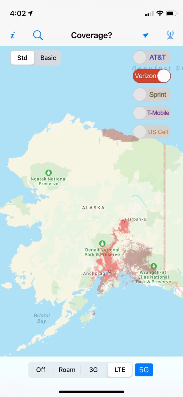 Going North to Alaska? Mobile Options for Keeping Connected