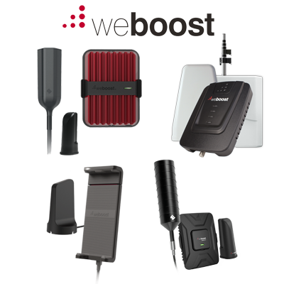 weBoost Cellular Boosters Reach RV 65 Sleek and 4G-X