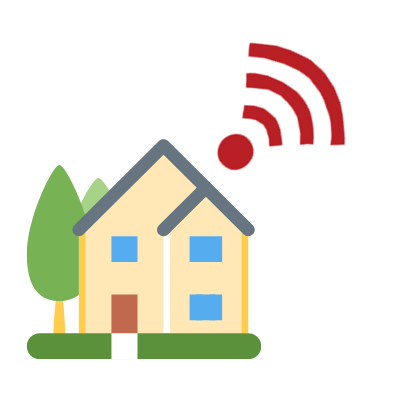 House and Wi-Fi Signal