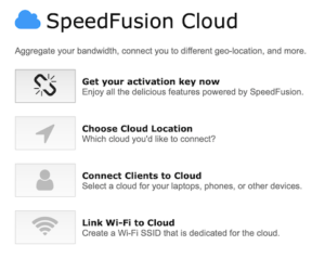 SpeedFusion Cloud Setup