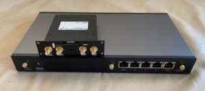 peplink pepwave balance 20x with flex module The Peplink Balance 20X with Cat-18 Flex module
