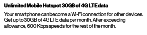 Verizon's Mobile Hotspot terms from August 2020