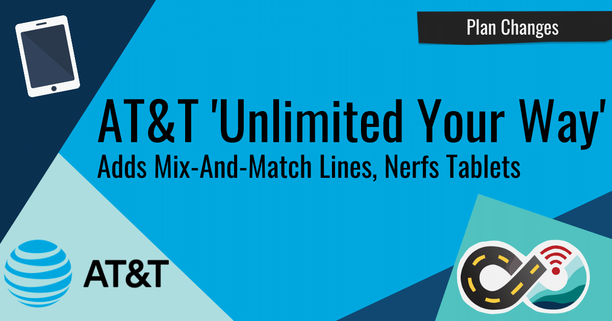 Article header: AT&T Unlimited Your Way Mix and Match