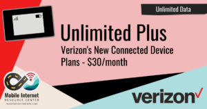 Article Header: Verizon Unlimited Plus Connected Device Plans