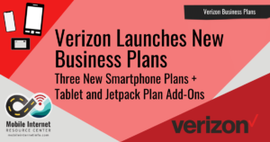 Article Header: New Verizon Business Plans Launched
