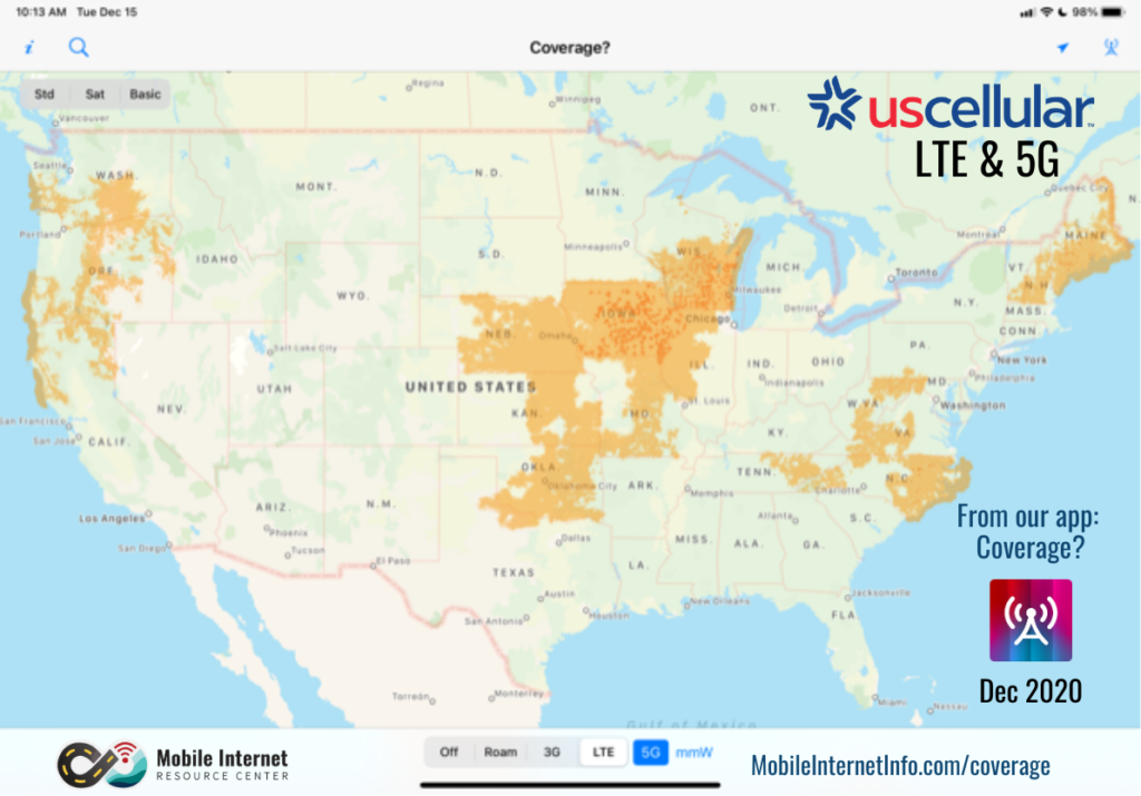 Coverage App Now Includes Maps For 5g Canadian Carriers And U S