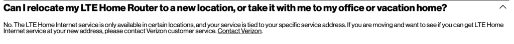 Terms of Service indication no mobile use - as of October 2020