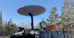 Starlink-Mobile-ATV Starlink dish on an ATV