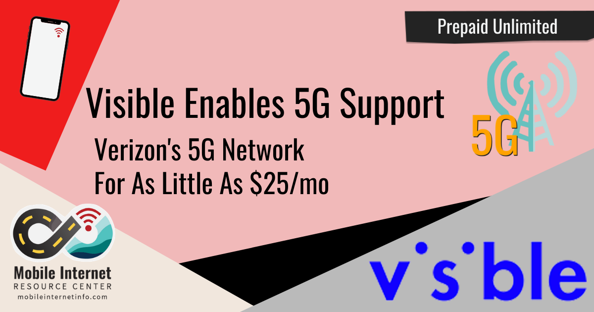 Visible 5G news story header