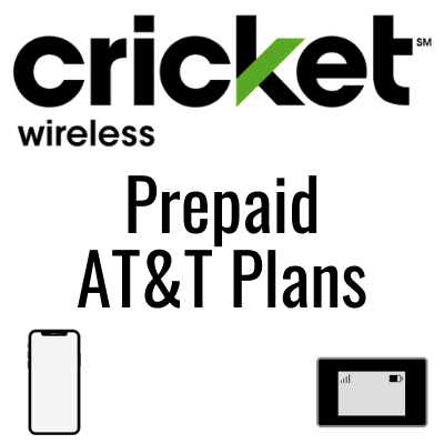 cricket prepaid att data plans