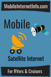 mobile satellite internet options rvers boaters