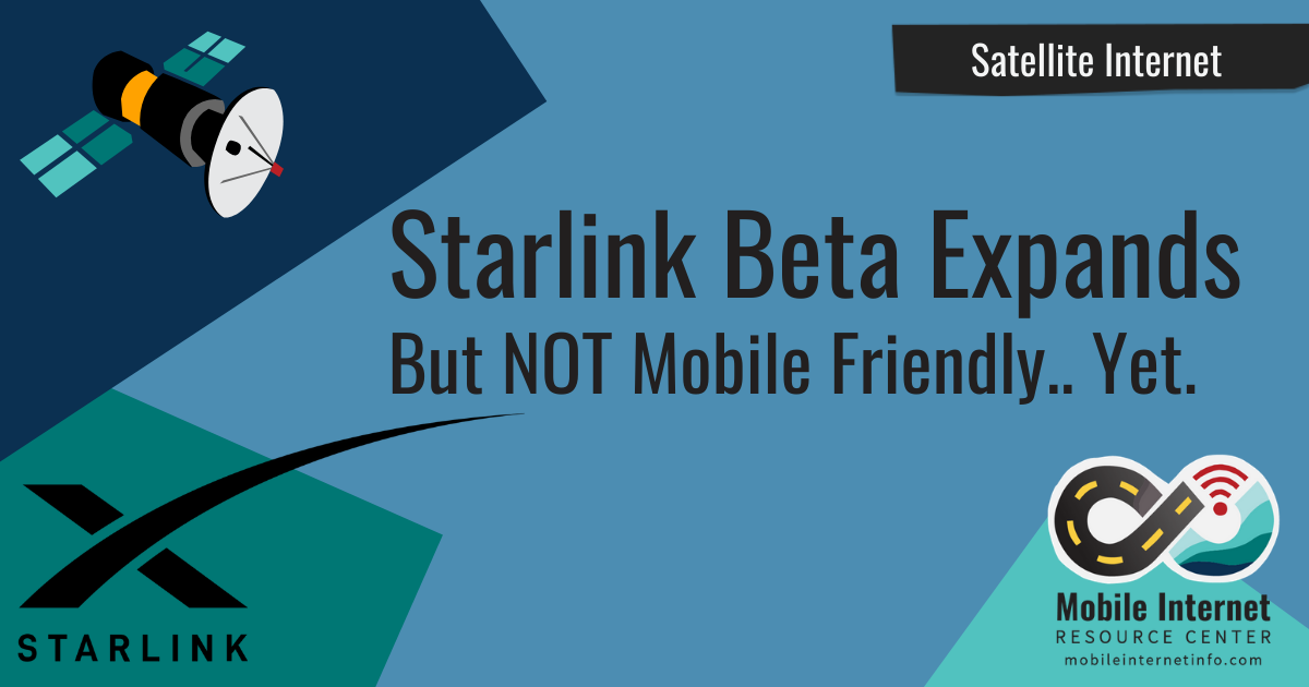 Starlink Beta Expands to RV Domicile Addresses in SD Header