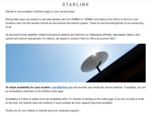 starlink beta letter jan 2021