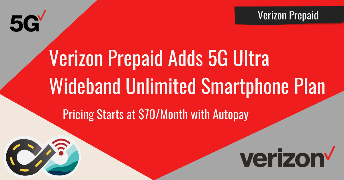 verizon prepaid 5g ultra wideband new plan story header