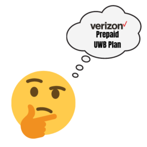 verizon prepaid uwb thinking emoji