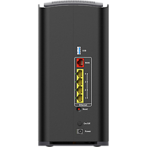 Rear view of Verizon/Arris NVG558 LTE Router