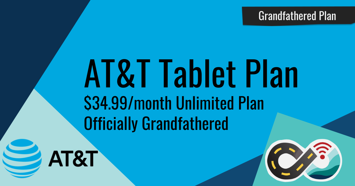 AT&T Confirms Grandfathering of $34.99/Month Prepaid Tablet Plan Header Image