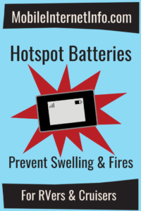 mobile hotspot battery swelling fires health