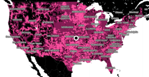 T-Mobile Coverage Map for March 2020