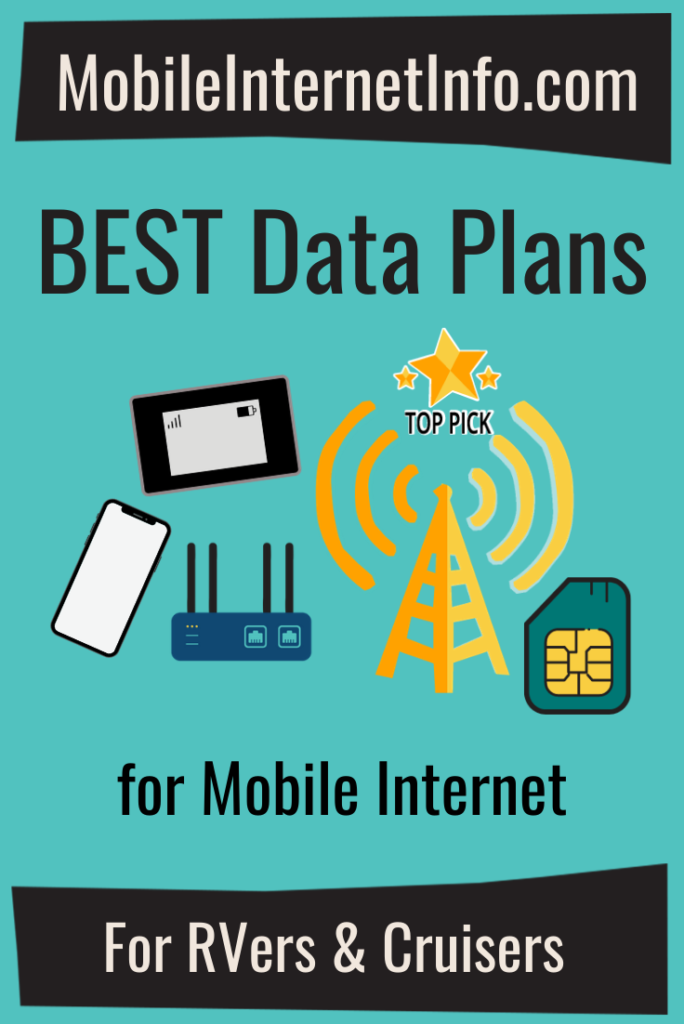 best cellular data plans for rvers cruisers verizon t mobile att sprint