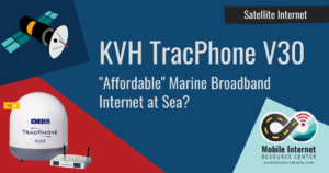 kvh v30 marine satellite unlimited internet