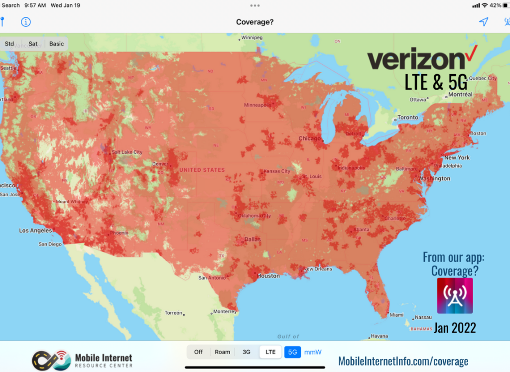 Verizon LTE and 5G
